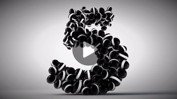 Number 5 3D animation thumbnail